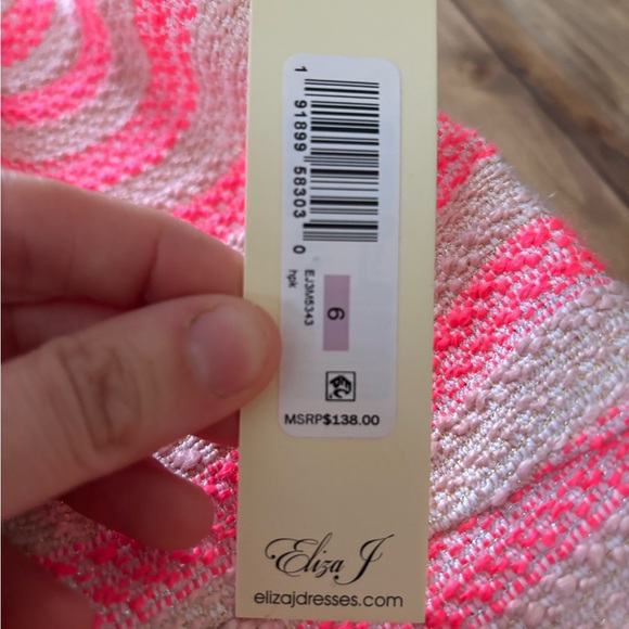 Eliza J boat neck shift dress - Picture 5 of 5